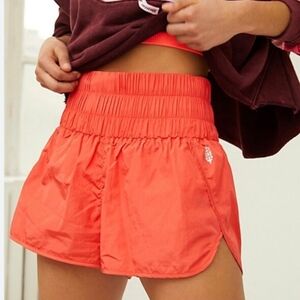 FREE PEOPLE | FP Movement The Way Home Coral Lined Running Performance Shorts XS